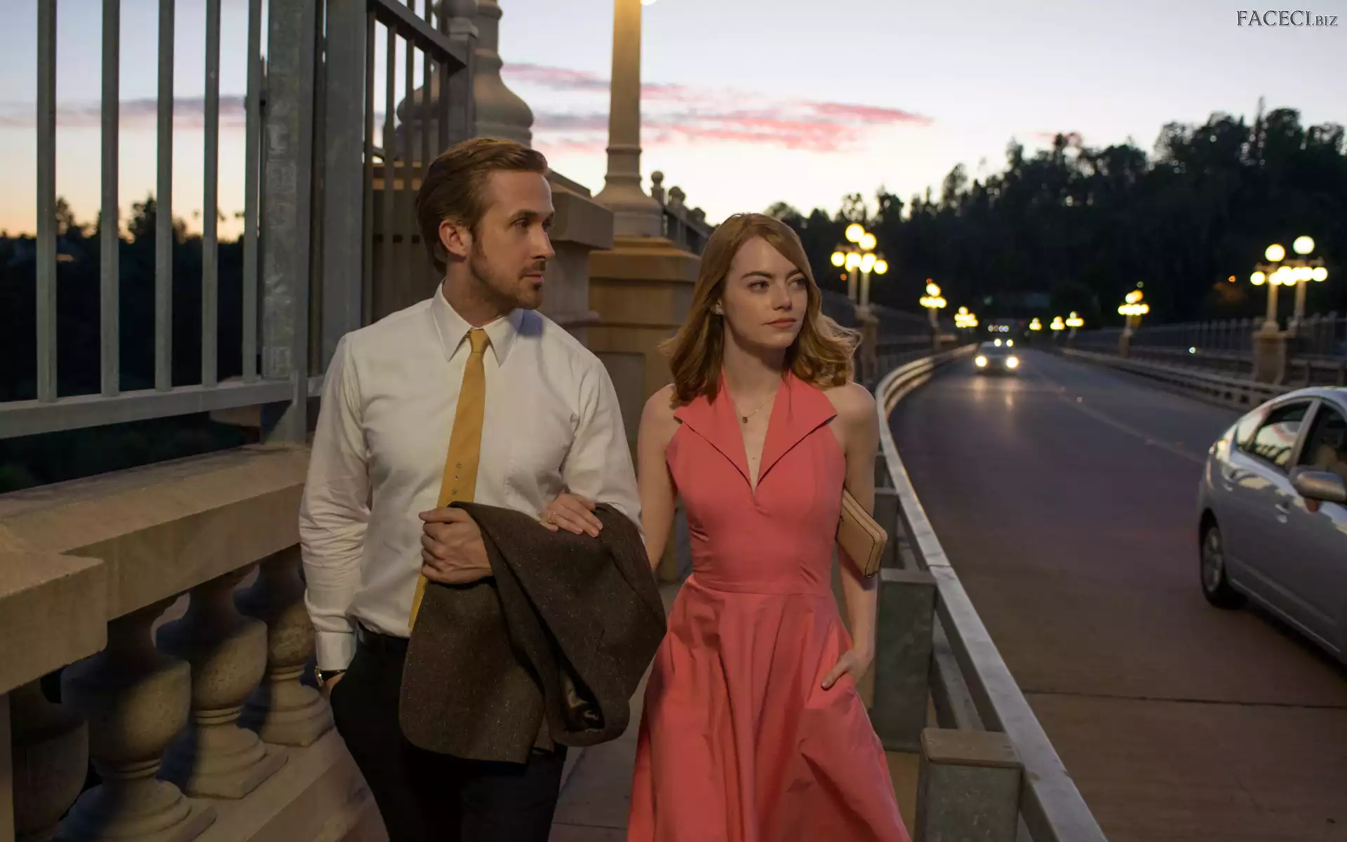 Emma Stone, Aktor, Film, La La Land, Ryan Gosling, Aktorka